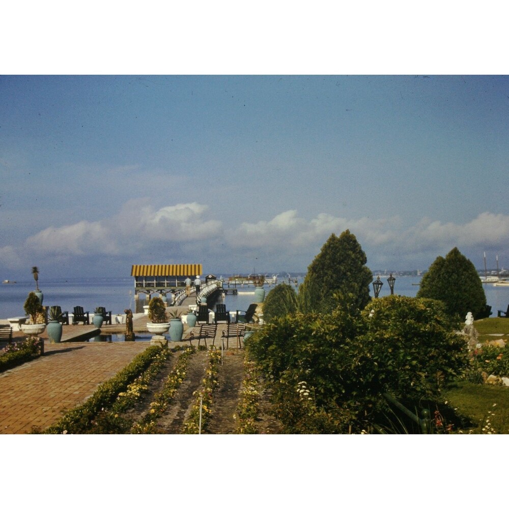 Kodak Slide 35mm 1940s Red Border,  Grand Hotel in Point Clear, Alabama